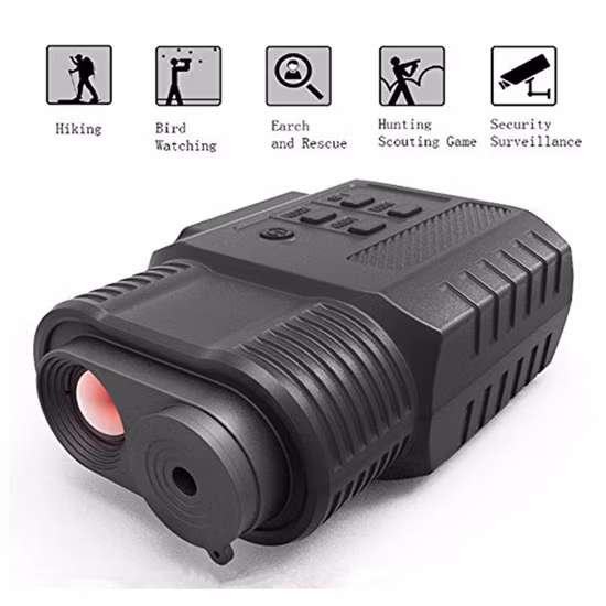 Visionking Night Vision Digital Monocular 850nm Night IR LED Caza Videocámara 3.5-9X21 Zoom Mini Dispositivo de visión nocturna